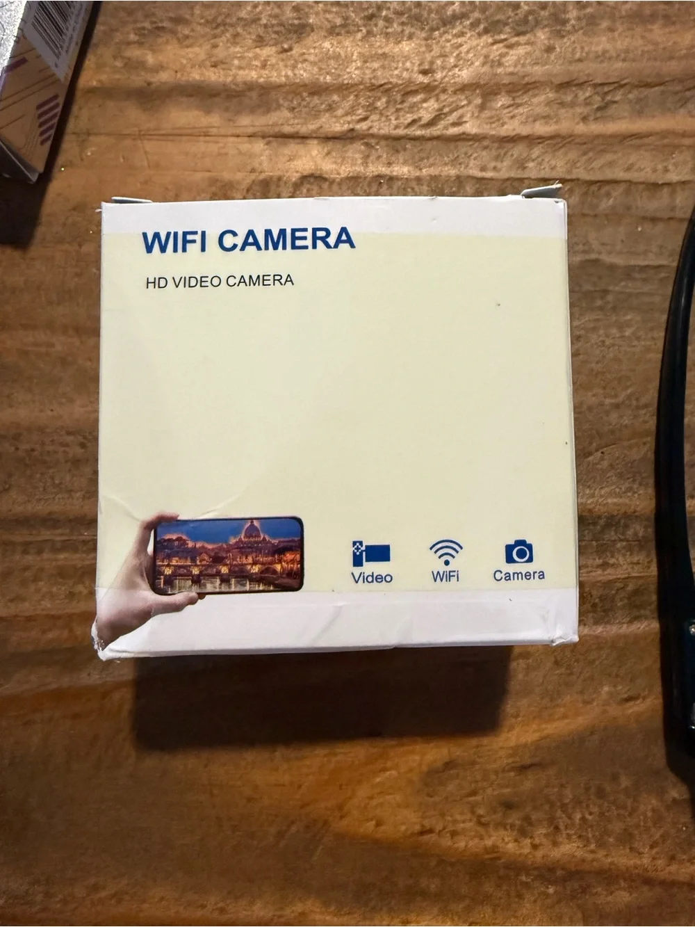 WiFi Camera HD Video Camera - White/Blue